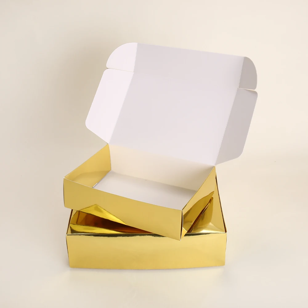 Custom Elegant Gold Card Paper Candle Gift Packaging Boxes CMYK/Gold Foil Printing Foldable Soft Shipping Folder Custom Logo