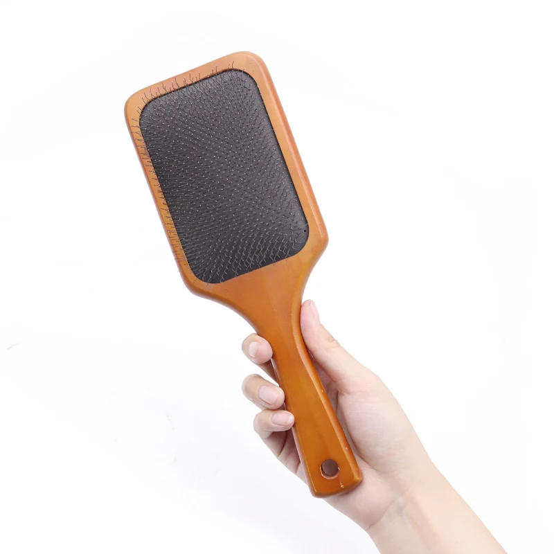 Dog Brush Pet Grooming Comb Pets Hair Remover Metal Slicker Brushes Dog  Bath Brush Pro Natural Wood - Buy Pet Slicker Brush,Pet Grooming Brush,Deshedding  Grooming Brush Tool Product on 