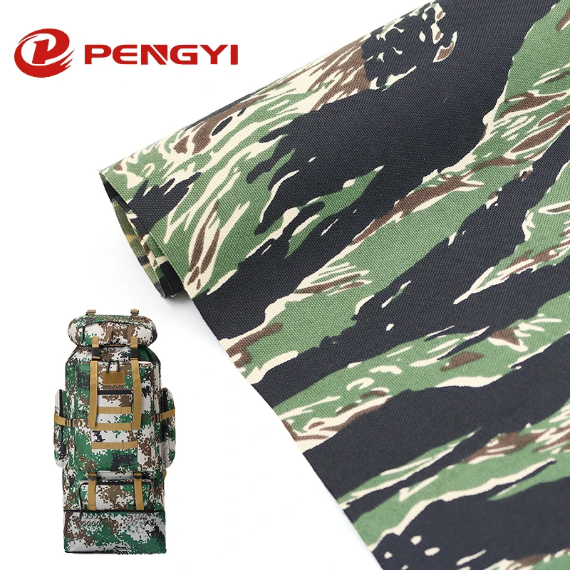50% нейлон хлопок водонепроницаемый дышащий Тигр Камуфляжный принт для куртки сумки