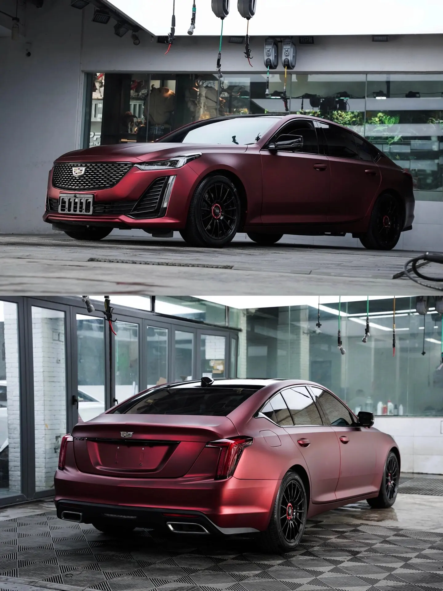1.52 X 17m Car Wrap Vinyl Burgundy Romance Red Romantic Red Satin Chrome Car Wrap High Quality