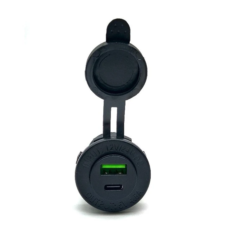 Dual Usb Socket Car Charger 4.2a 12v Power Outlet 5 V Usb And Car