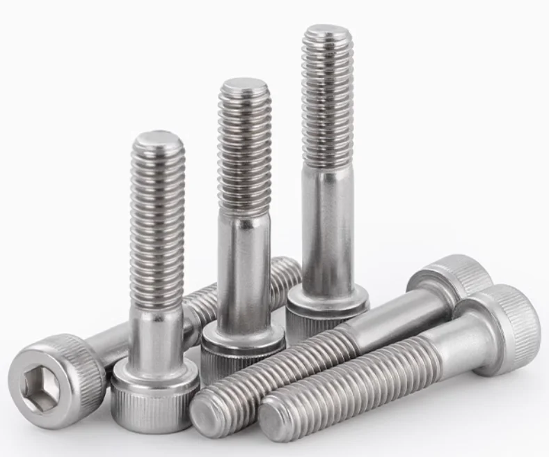 product hot sale 304 stainless steel half tooth hexagon socket head cap screws cylindrical head bolts cup head screws fasteners-61