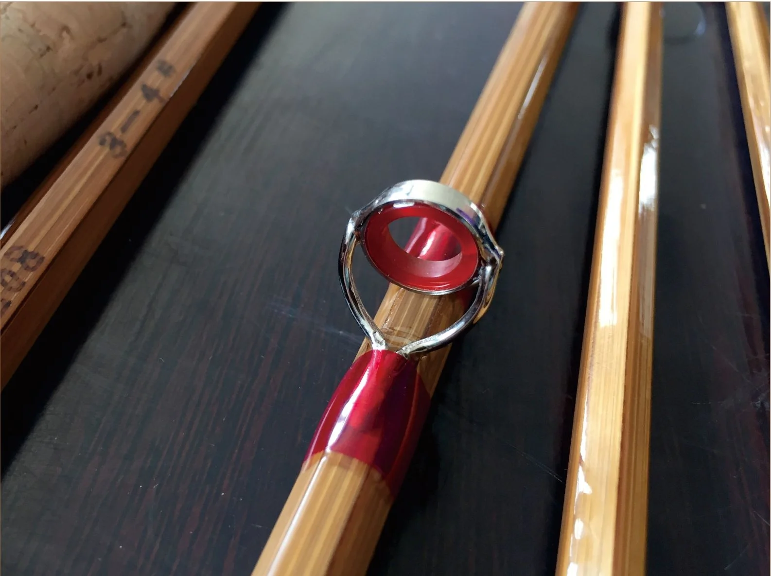 BFR102 Echo Custom logo 8 Sections Trout Fly Bamboo Fishing Gear Nymph Rod