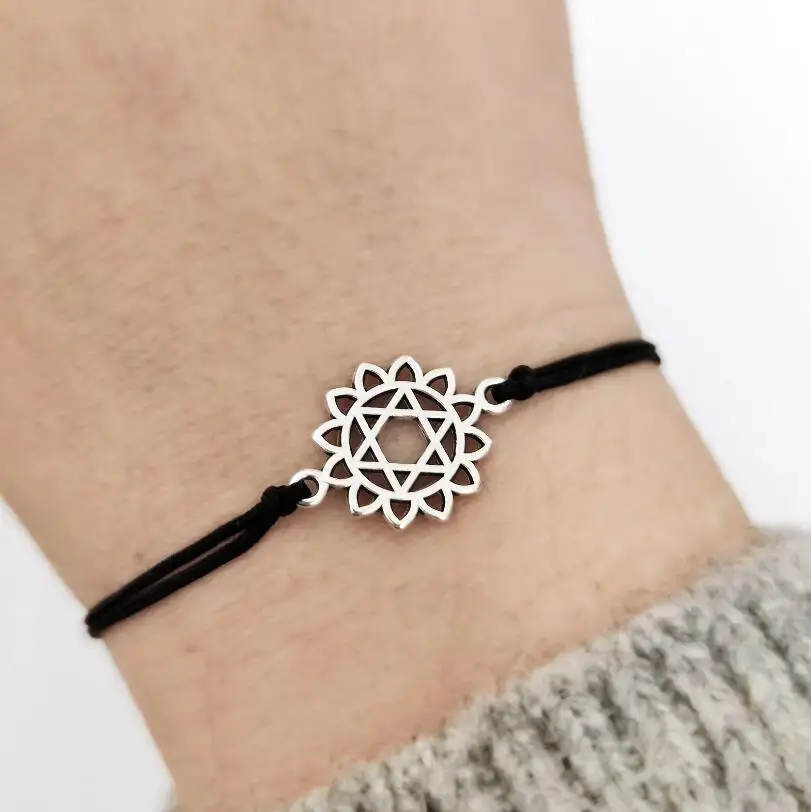 Collier AMULETTE ÉTOILE DE DAVID Bijoux Porte-Bonheur Judaïque Kabbale