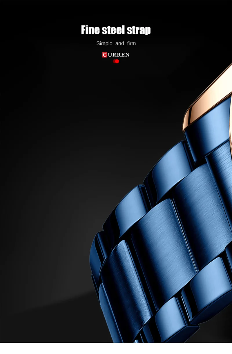 Curren 8391 Chronograph Six-Hand Quartz Watch for men