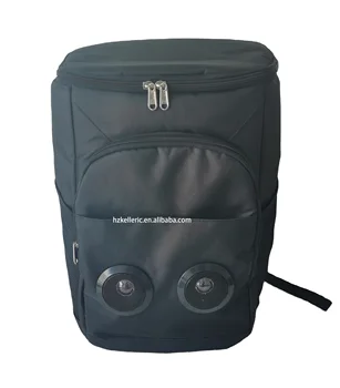 Factory direct insulated cooler backpack with bluetooth speaker outdoor camping travel picnic bag weekend holiday