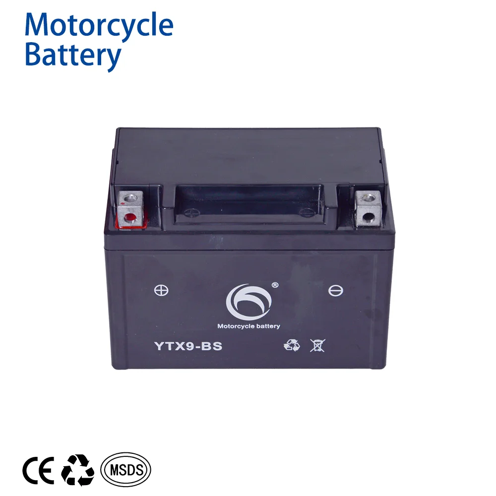 Guangdong Wholesale Lead Acid Battery YTX9-BS 12V 9AH Motorcycle GEL Battery