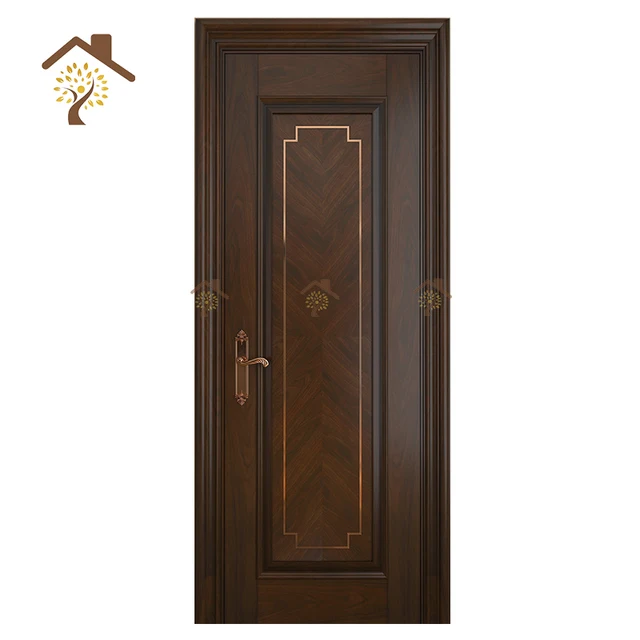 Customized Door Skin Composite MDF HDF Natural Wooden Interior Veneer Door