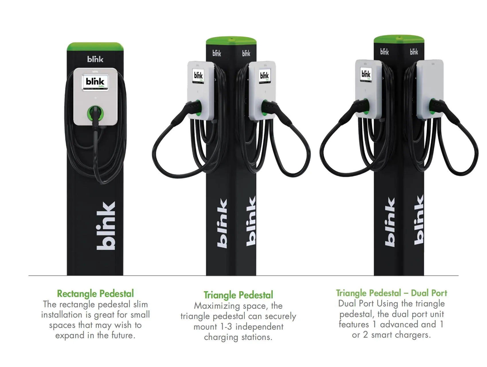Factory Wholesale Steel Pillar Stand Floormounted Charging Stations