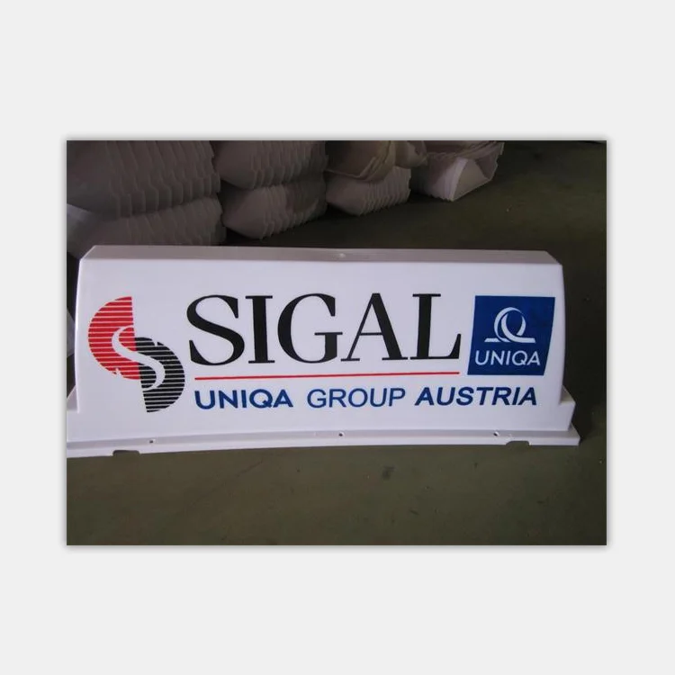 Светодиодная реклама такси с сертификатом CE с 12 В входной вольт из прочного пластика