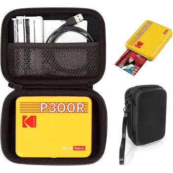 Case for Kodak Mini 3 Retro Portable Photo Printer, Mini Shot 3 Retro 2-in-1, mesh for Accessories (Only Case)