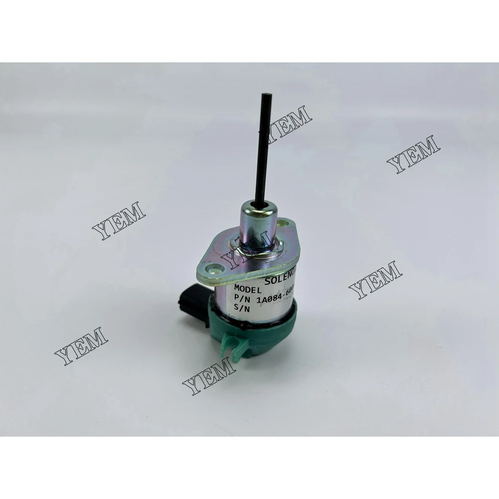 For Kubota V3307 Solenoid Valve 1A084-60012 Replaces OEM Engine Parts