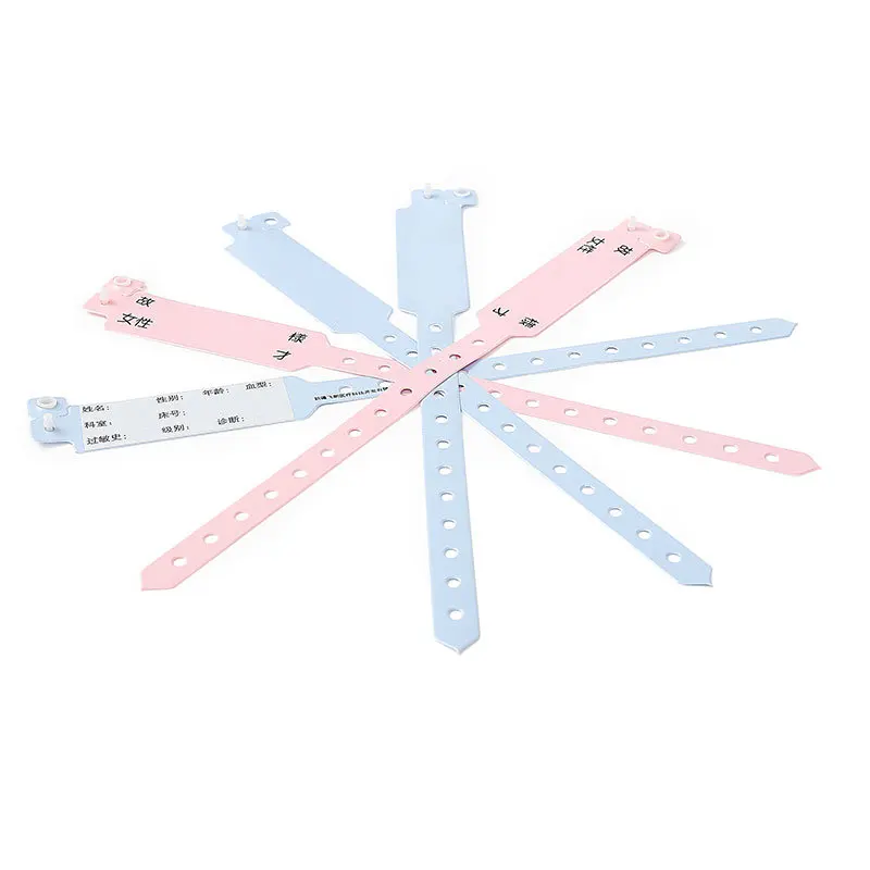 Medical Hospital Use Accept Oem Identification Baby Id Bracelets For Patient id wristbands brazalete