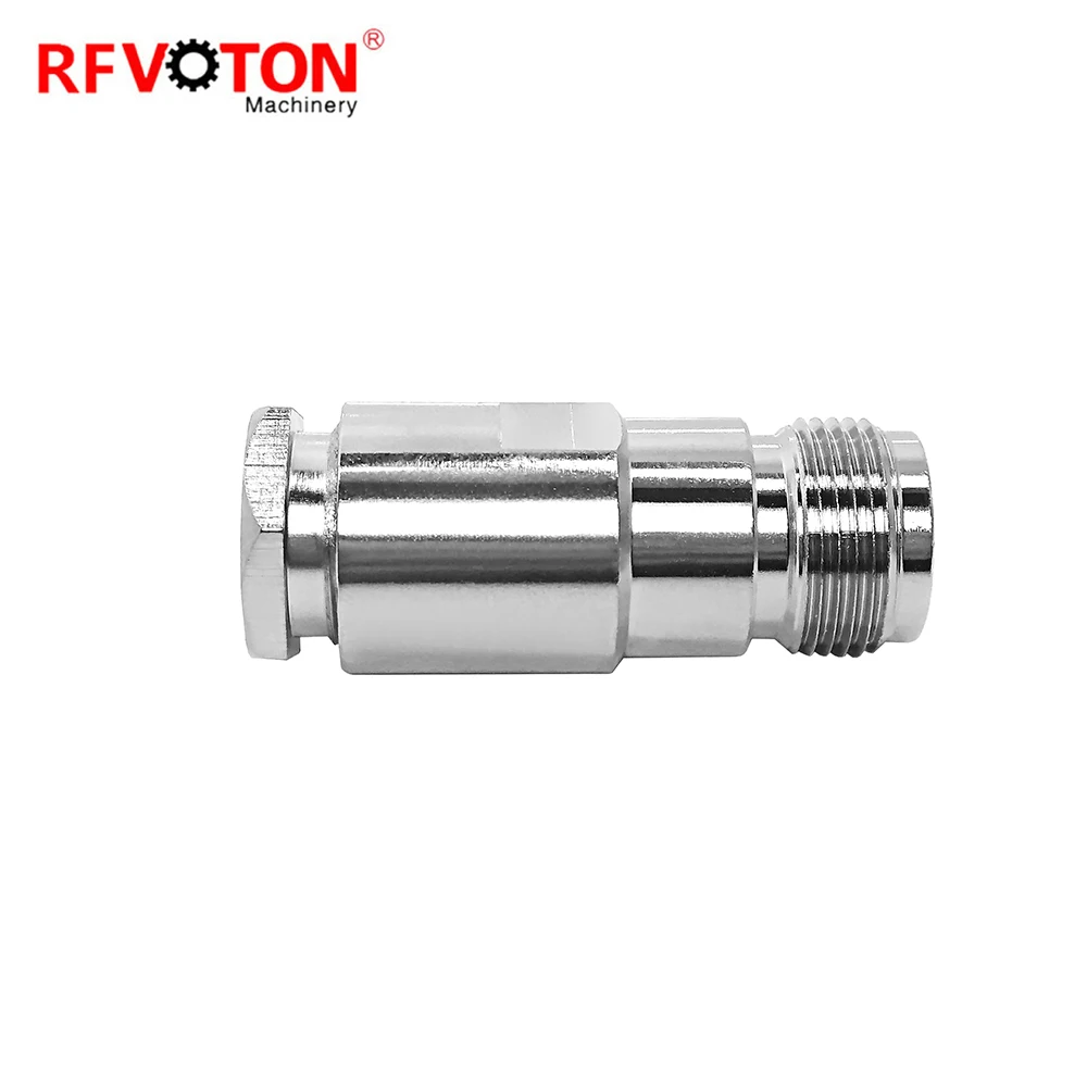 Factory Supply Connector n Female Jack Clamp Mounting Screw for Rg8 Cable Coaxial Solderless Rf Connectors Converter Connecteur