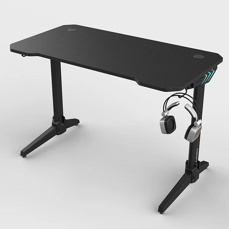 Sunshine E-sports Adjustable Height RGB LED Computer Gaming Desk