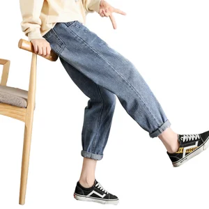 New Style Comfortable Jeans Super Soft Denim Pregnant Clothing Maternity Jeans