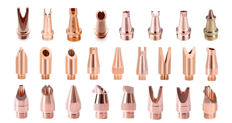 product laser welding nozzle m10 h25 laser welding wire feeding nozzle for xinghong fiber laser handheld welder welding machine-11