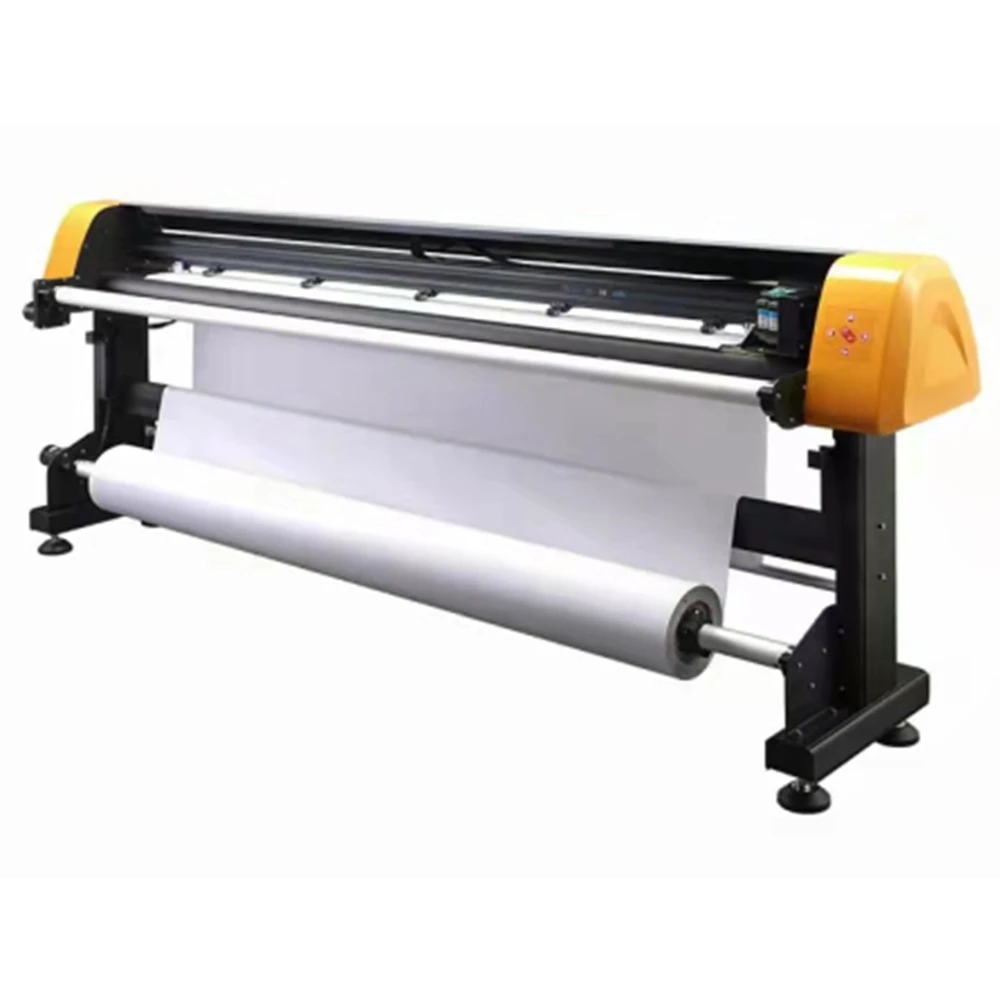 One and Dual Paper Roller CAD Inkjet Garment Plotter for Construction Works HP-GL File