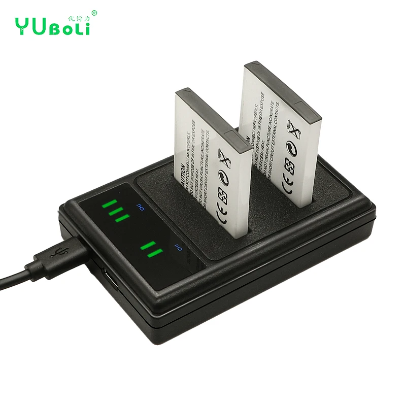 Caricabatterie Da Muro Per Sony NP-BG1 NP-FG1 Cyber-shot DSC-W80 W90 W100 - Nuovo, Spina UK - 3