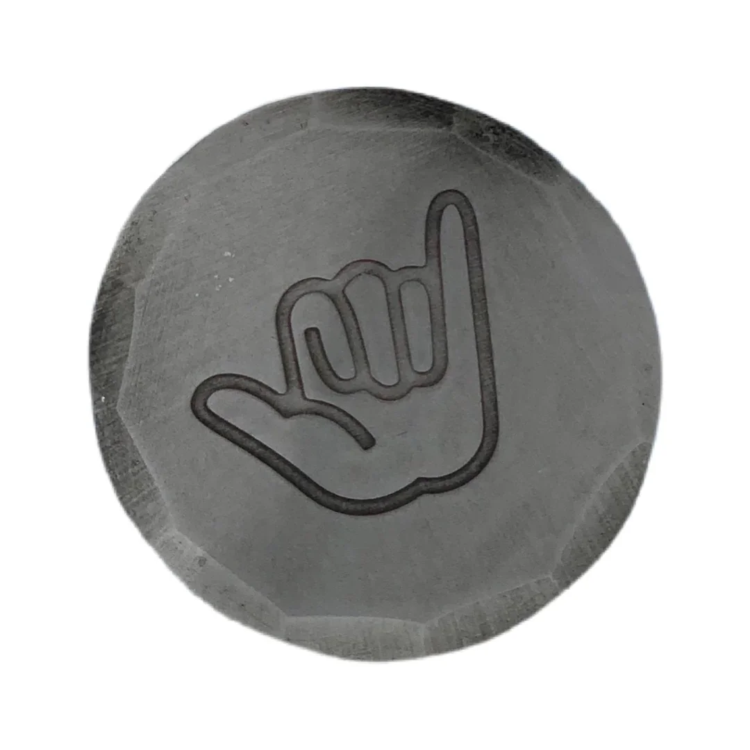 Antique Tin Finish Custom logo Handmade Golf Forged Ball Marker manufacture