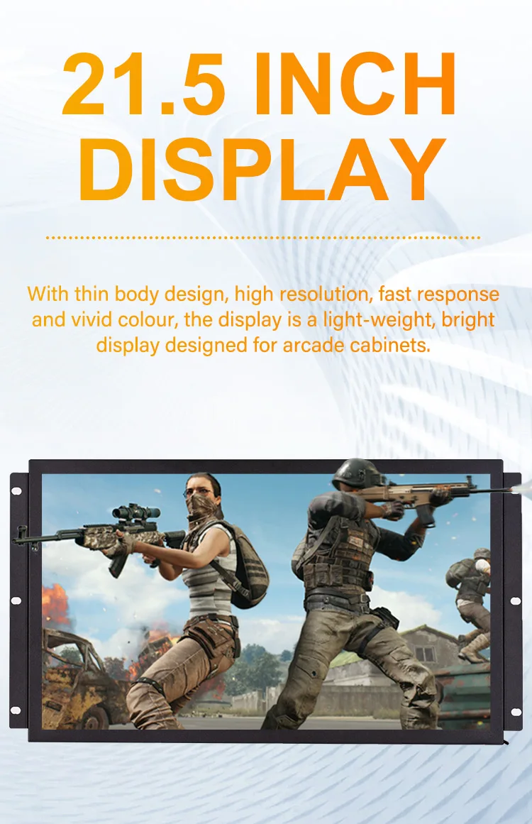 21.5inch Display 1920*1080 Anime Arcade Game Touch Screen Monitor Open ...