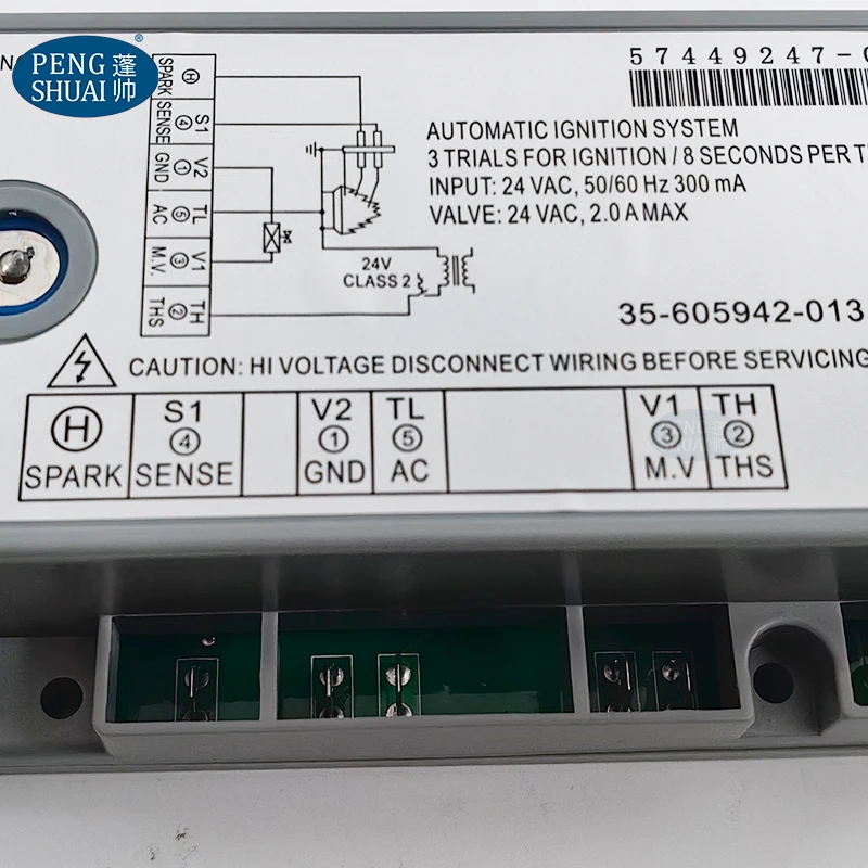 ADC American Dryer Corp Ignitor Conversion 128937 Automatic Ignition Control   FENWAL 35-60594-013 Electric Power Source