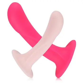 2024 Pink Rose Silicone Anal Dilator Stick Thin Long Remote Control Dildo Anal Training Vibrator Adult Masturbation Sex Toys