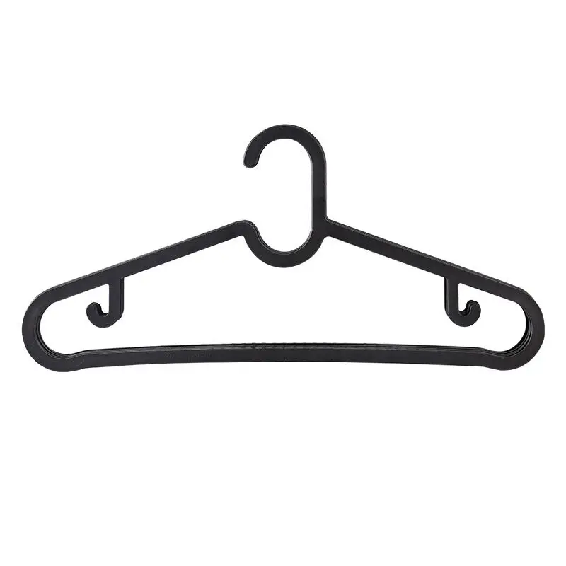 Modern Japanese Korean Coat Hanger with Plastic Coat Simple Traceless Style for Men and Women Bag-Friendly Coat Hanger
