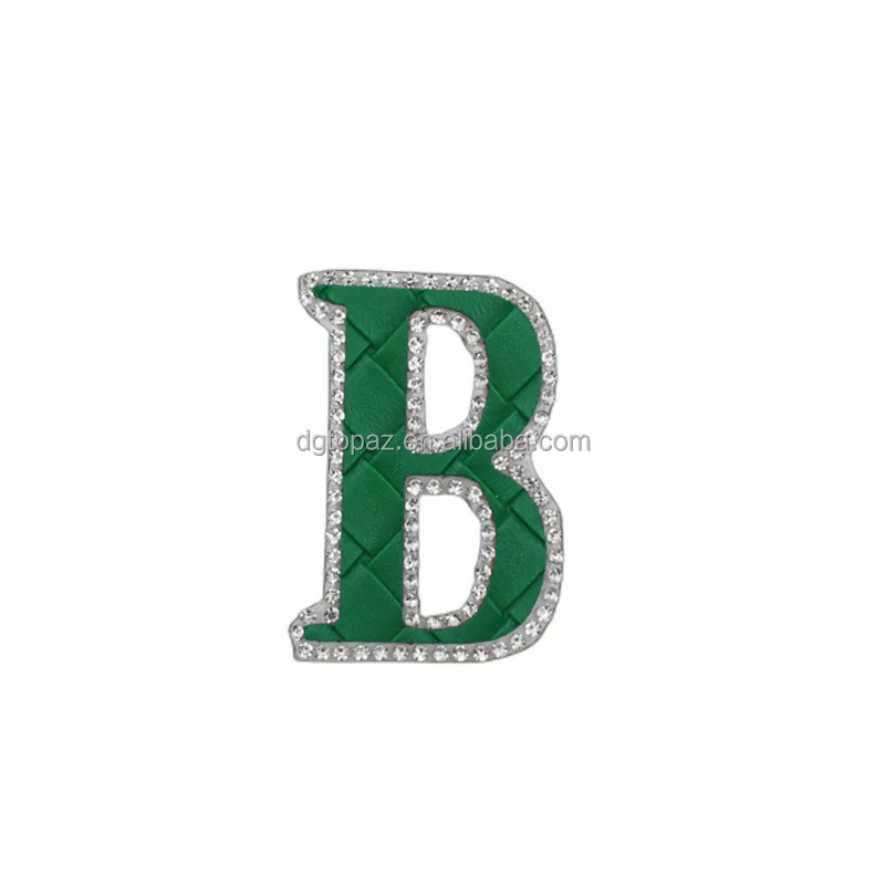 wholesale garment accessories rhinestone bear heat transfer patch leather iron on patches