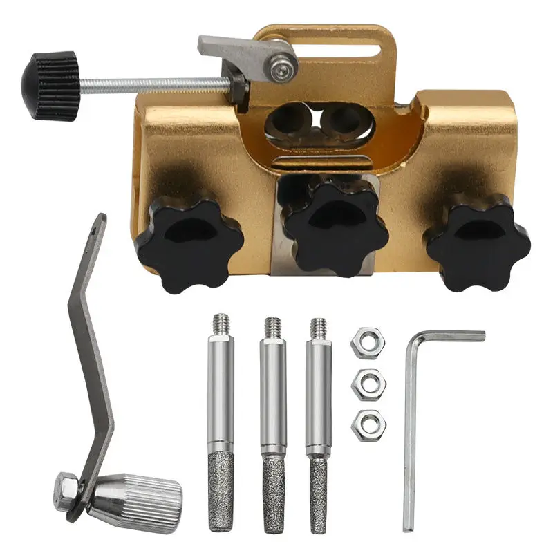 TEBAK High Quality DIY Grade Hand Chain Grinder Woodworking Chainsaw Abrasive Tools Chain Clip Sharpener