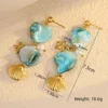 Blue Starfish Earrings