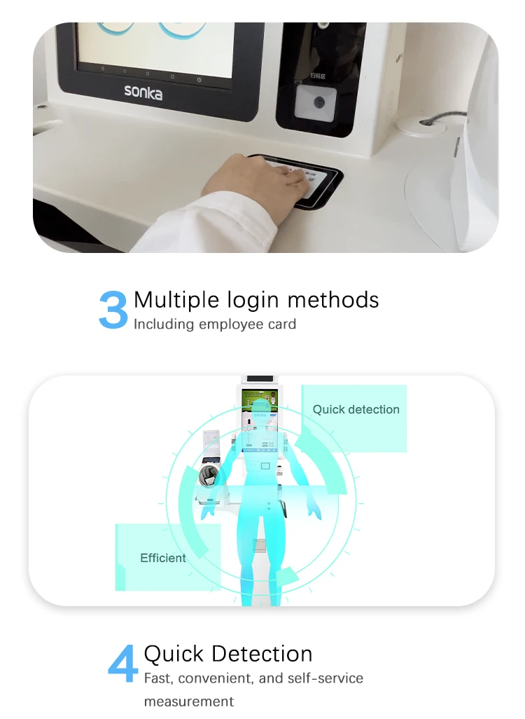 product sonka medic machine advanced bia technology body composition analyzer with alcohol testing device pre work health check station-65