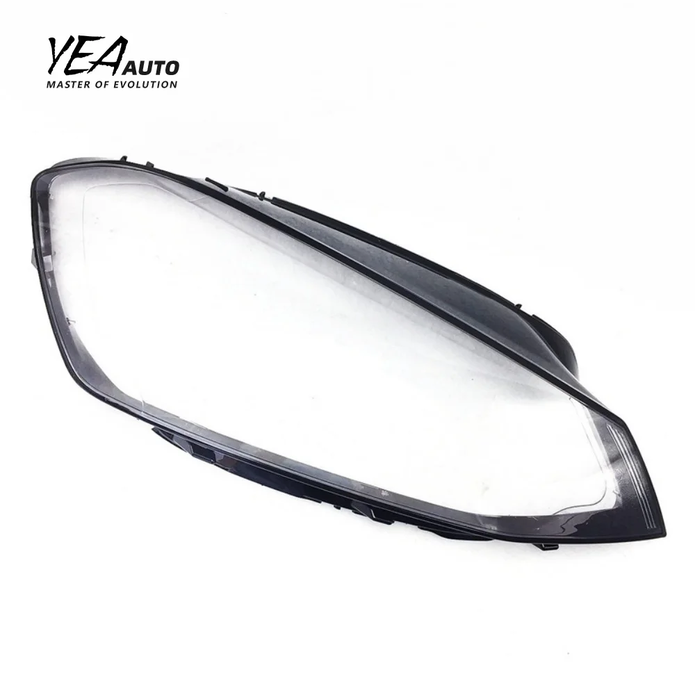 product car headlight glass lampshade cover lens for vw for cross golf head light lens cover 2009   2013 headlights cover-4