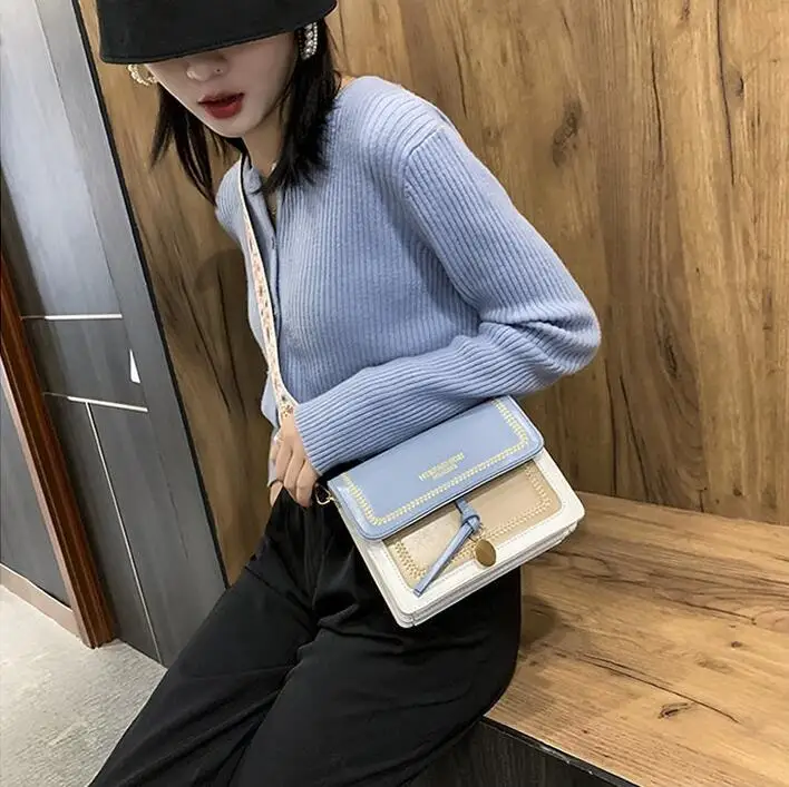 韓国人気ファッション[COVERNAT] SHEER FRILL SHOULDER BAG Fashion Trend Crossbody Single Bag On The New Small Bag New