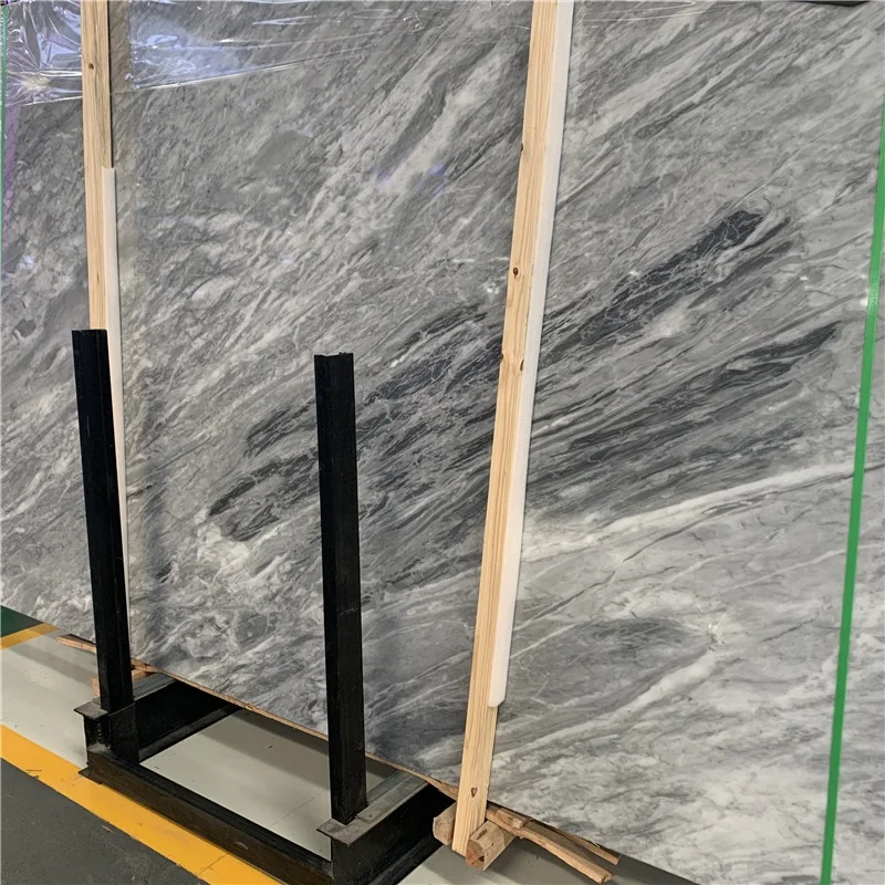 product good quality grey marble for bathroom wall and floor natural grey marble tiles for tv background wall-4