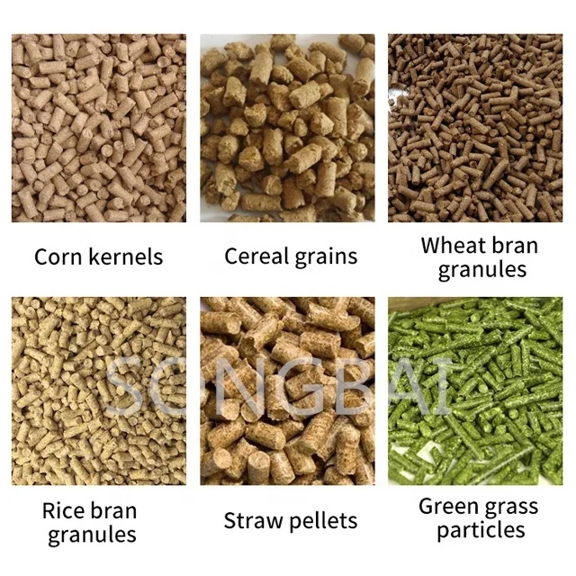 Feed Processing Machines Small Feed Pellet Machine  Flat Die Granulator Horse Dung Bird Manure Granular
