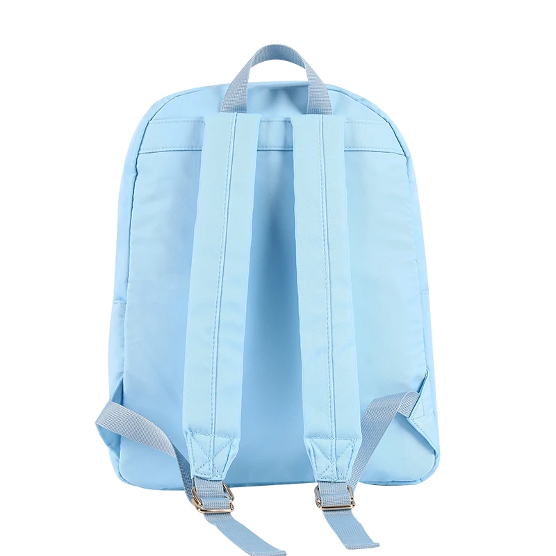 Blank Plain Waterproof Nylon Kids Teenager Back To School Bagpack ...