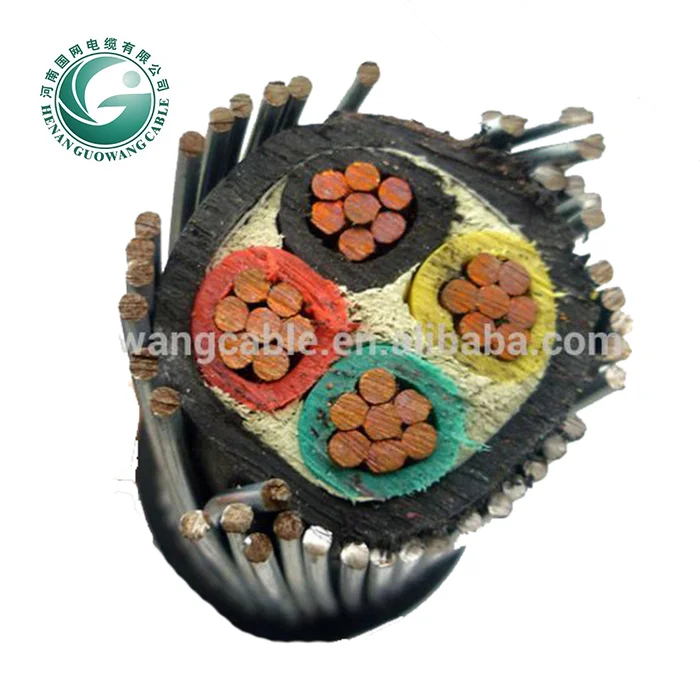 cable electrical 25mm2 x 5 core 0.6 1kv cu xlpe pvc gswa pvc cable electrical