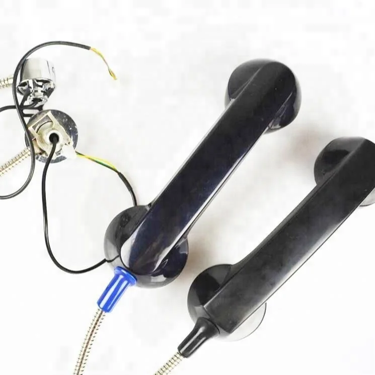 Low Price Dirt Proof Coin Telephone Handset Outside ABS Payphone Handset