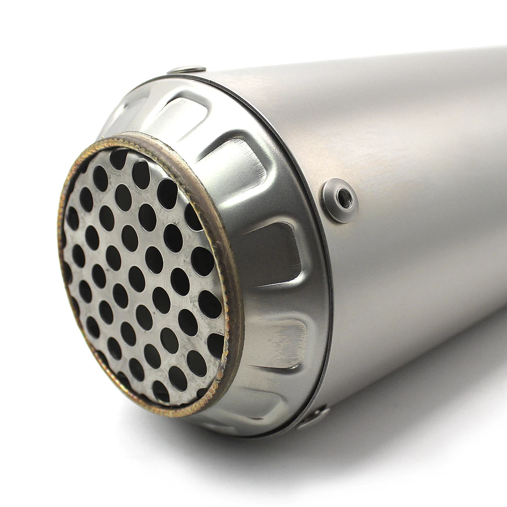 RACEPRO Full Range Universal Motorcycle Exhaust Systems Muffler for CRF350 Ninja 250 R25 KTM PCX 125