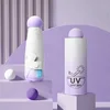 6-bone thickened vinyl-lilac purple