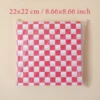 Red 8.6x8.6 inch