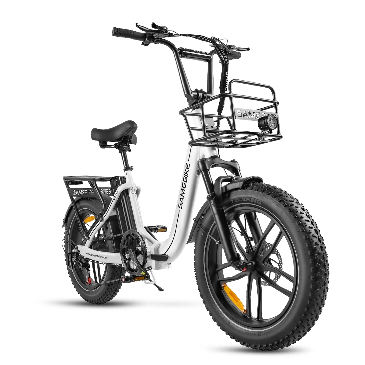 SAMEBIKE C05 Pro 20 inch Electric City Bike 500w Motor 36V 13AH Lithium  Battery Fat Tire 7 Speed Folding E-Bike EU Stock Cheap