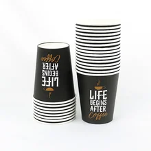 Eco-friendly Style Paper Cup Custom Logo And Color Coffee Cups Take Away Coffee Mug
