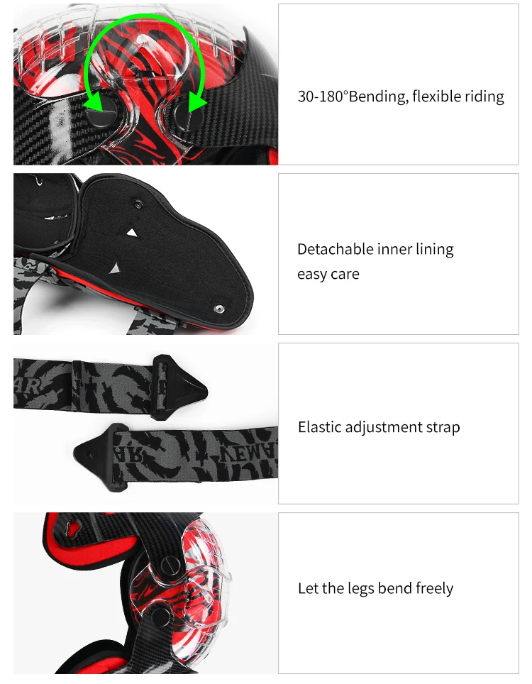 Vemar Riding Protective Gear Knee Pads And Elbow Pads Motorcycle Off