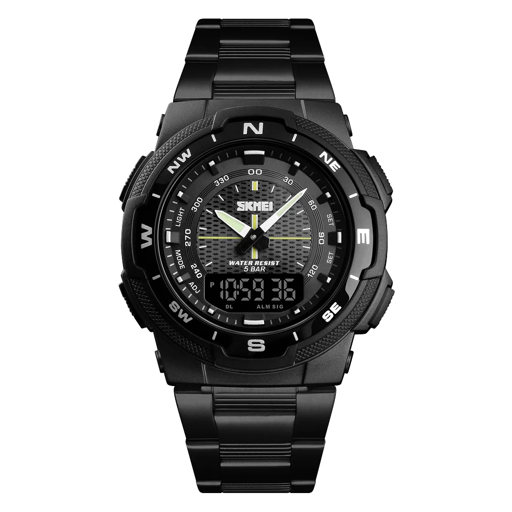 Wholesale Relogio skmei 1370 saat relojes al por mayor waterproof analog digital watches for men From