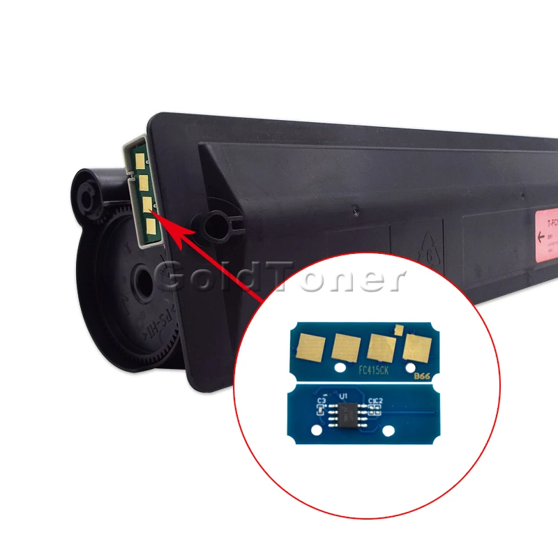 Оптовая продажа с завода, чип для тонера для TOSHIBA FC415P FC415E FC415U FC415T 4515AC 3015AC 3515AC, чип для цветного копировального картриджа