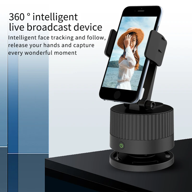 
Портативная селфи-Палка с автоматическим отслеживанием, поворот на 360 градусов, держатель для смартфона, автоматическое отслеживание лица, держатели для смартфонов 