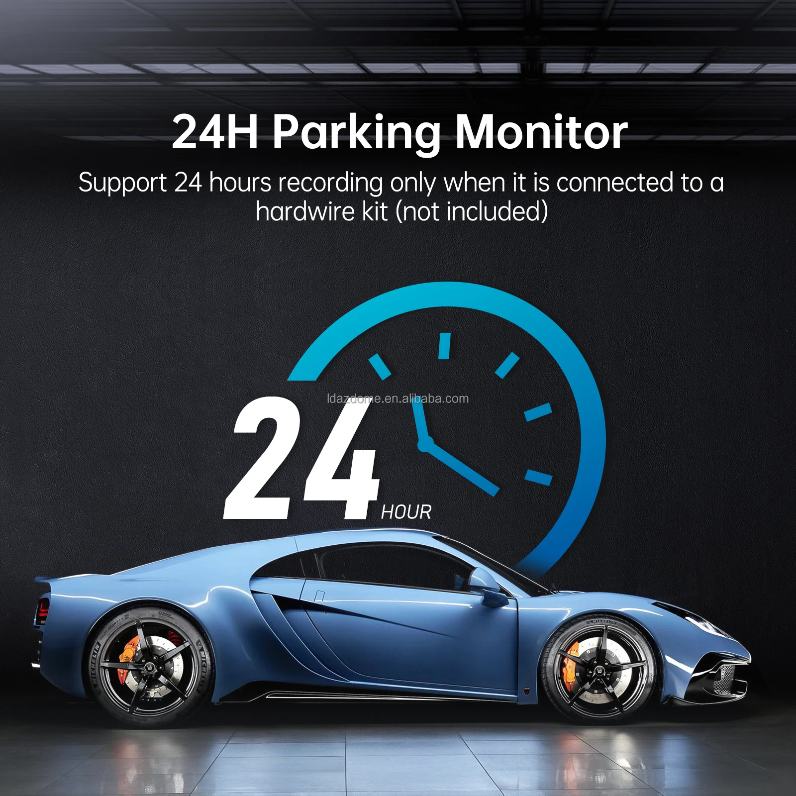 Caméra De Voiture 4K Avant LINGDU D500 - Grand Angle 170°, Vision Nocturne, WiFi, GPS, Mode Parking