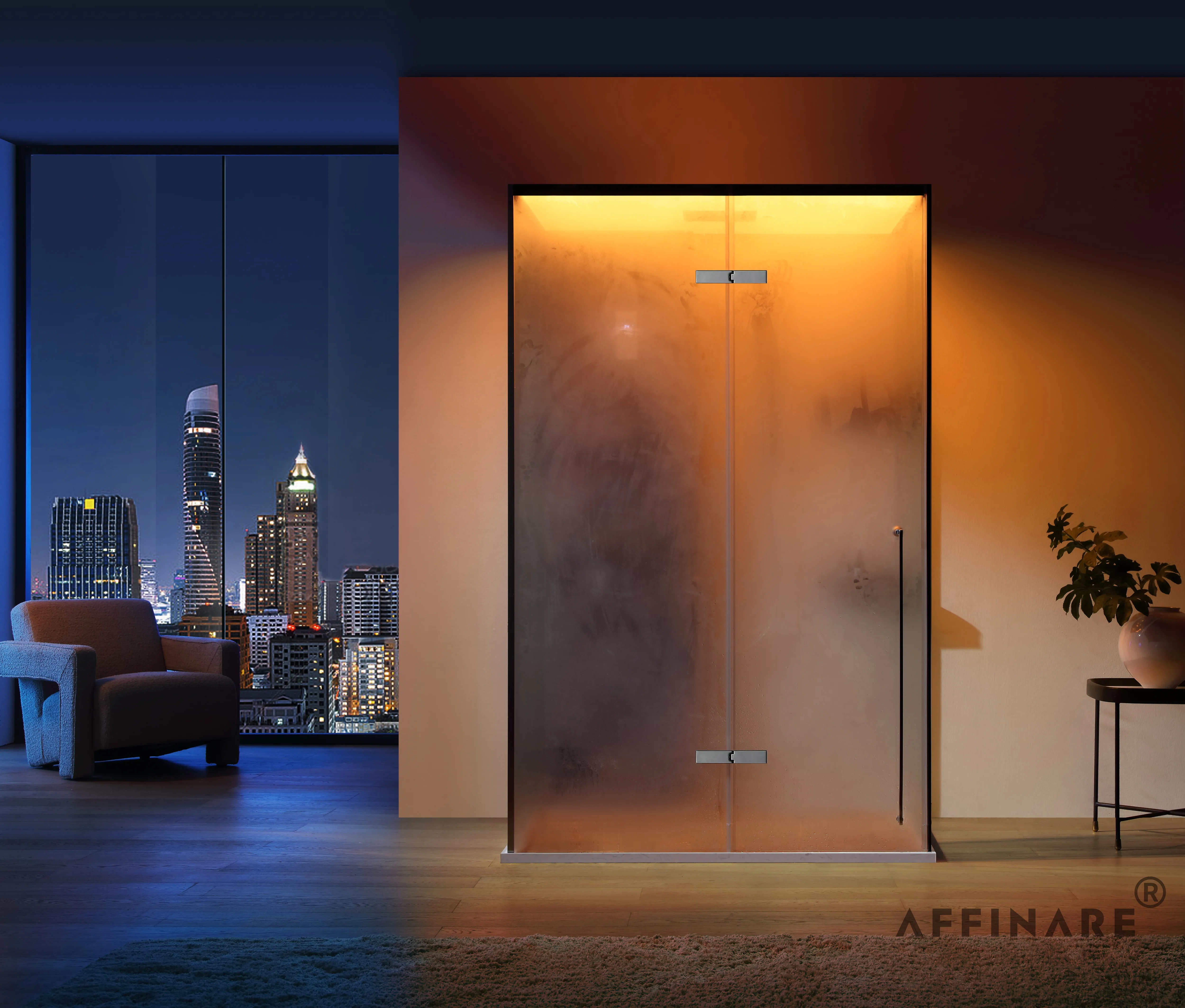 Affinare Hot Sale European Intelligent Panel Control Steam Room Saunas
